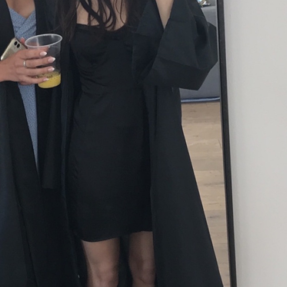 Reformation bustier dress.